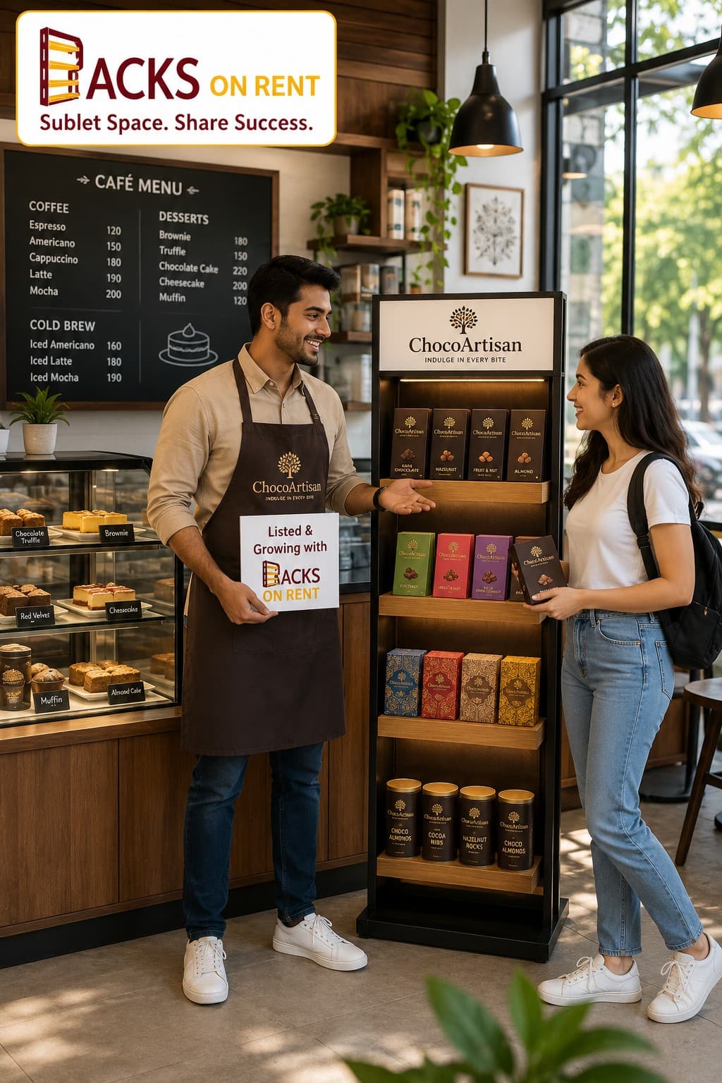Personalized gifts and custom products inside gift store